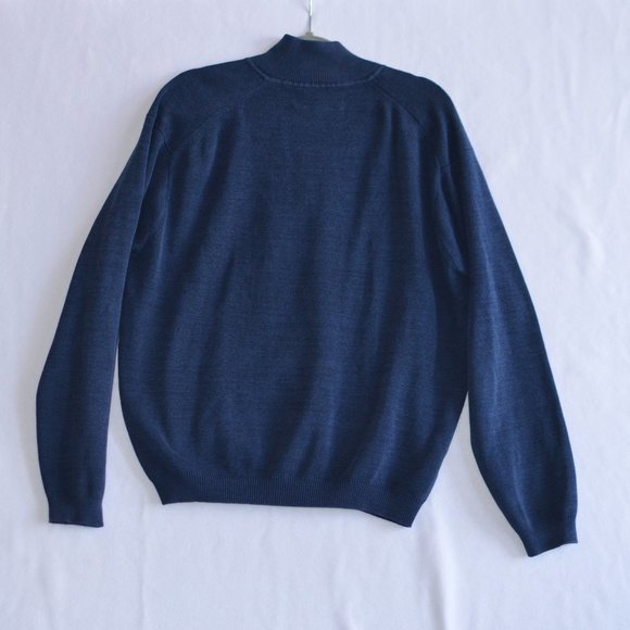 Tommy Bahama Quarter Zip, Cotton/Silk, Size Mens XL - Picture 3 of 3